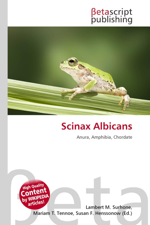 Knjiga Scinax Albicans Mariam T. Tennoe