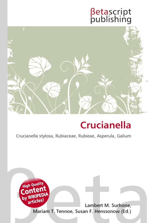 Kniha Crucianella Mariam T. Tennoe