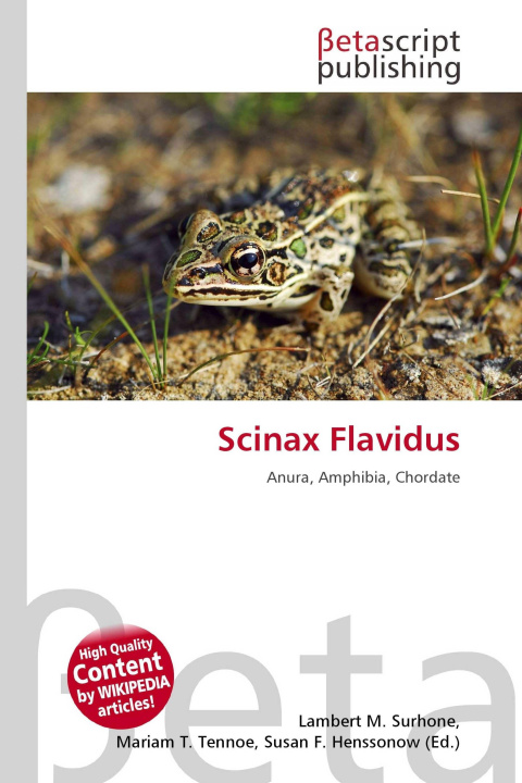 Knjiga Scinax Flavidus Mariam T. Tennoe