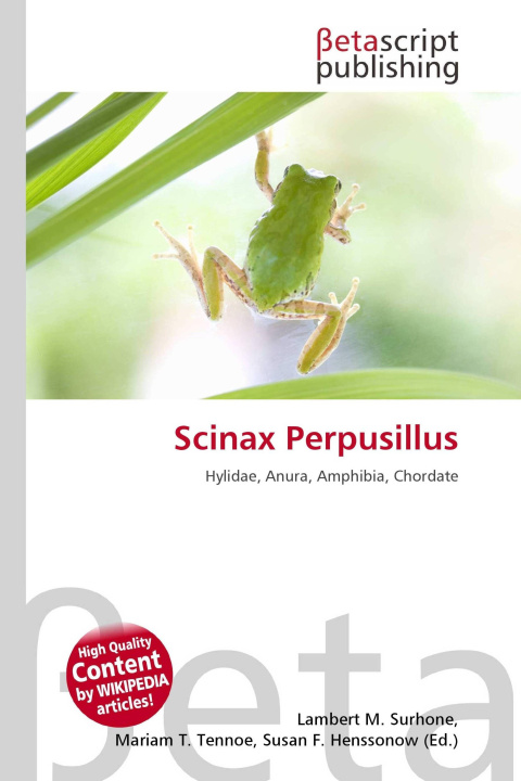 Kniha Scinax Perpusillus Mariam T. Tennoe