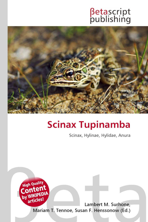 Knjiga Scinax Tupinamba Mariam T. Tennoe