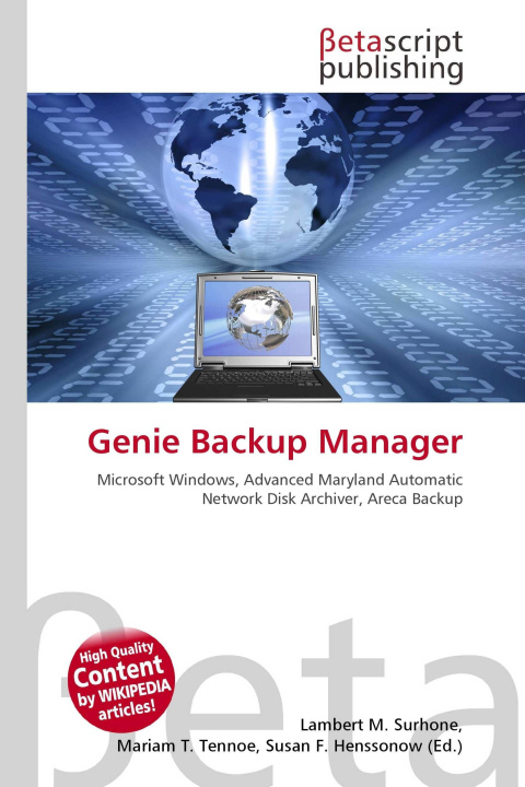 Knjiga Genie Backup Manager Mariam T. Tennoe
