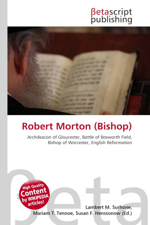 Kniha Robert Morton (Bishop) Mariam T. Tennoe