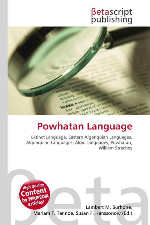 Kniha Powhatan Language Mariam T. Tennoe