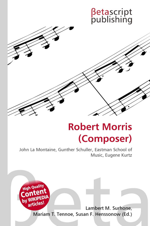 Kniha Robert Morris (Composer) Mariam T. Tennoe