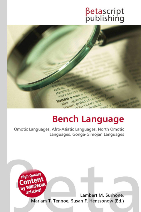 Kniha Bench Language Mariam T. Tennoe