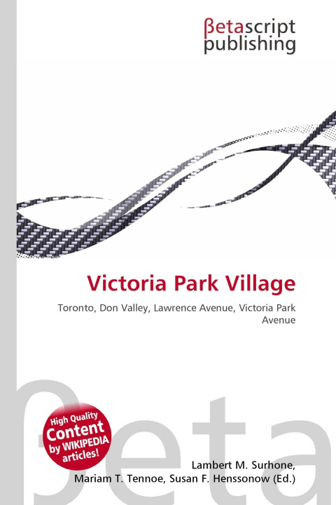 Kniha Victoria Park Village Mariam T. Tennoe