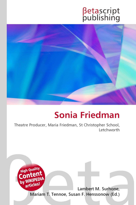 Kniha Sonia Friedman Mariam T. Tennoe