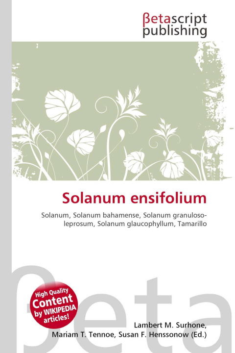 Knjiga Solanum ensifolium Mariam T. Tennoe
