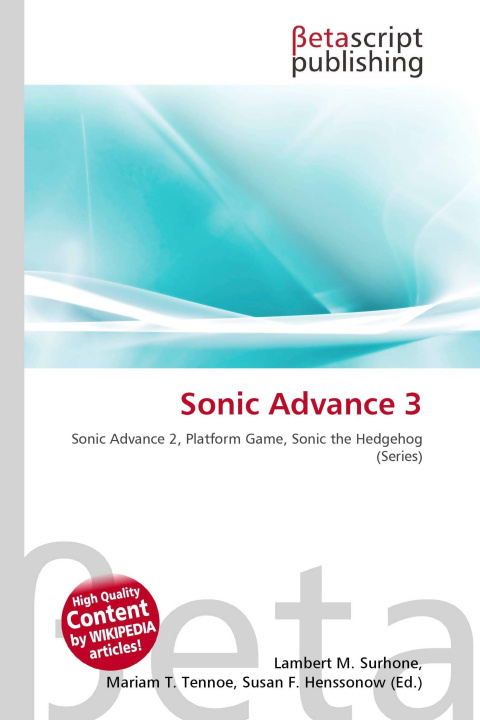 Kniha Sonic Advance 3 Mariam T. Tennoe