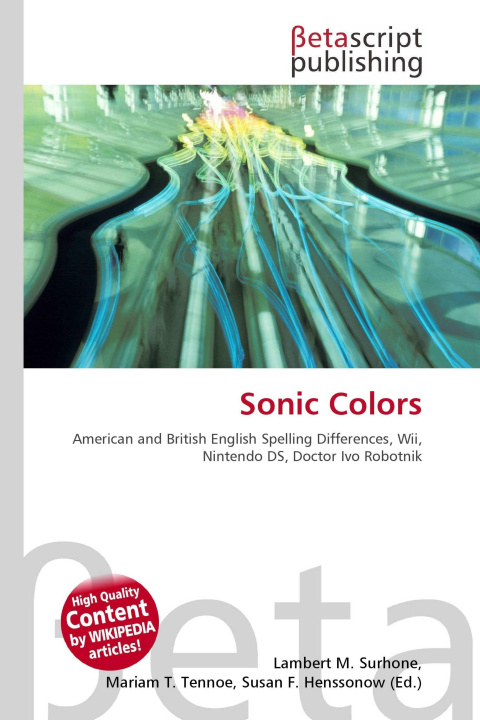 Kniha Sonic Colors Mariam T. Tennoe