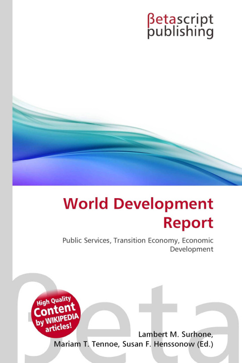 Kniha World Development Report Mariam T. Tennoe