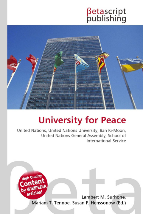 Knjiga University for Peace Mariam T. Tennoe