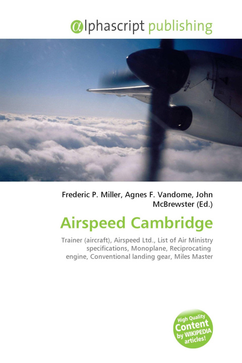 Kniha Airspeed Cambridge Agnes F. Vandome