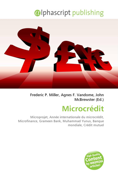 Kniha Microcrédit Agnes F. Vandome