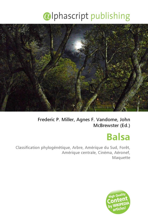 Kniha Balsa Agnes F. Vandome