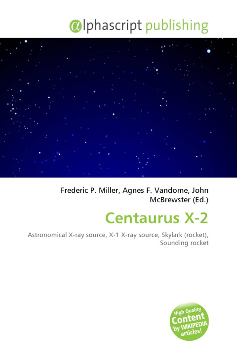Kniha Centaurus X-2 Agnes F. Vandome