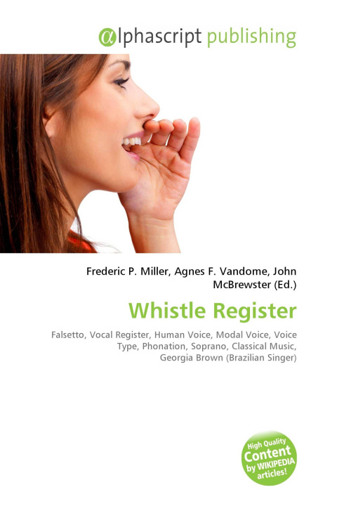 Knjiga Whistle Register Agnes F. Vandome
