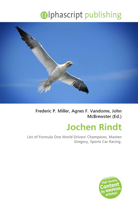 Kniha Jochen Rindt Agnes F. Vandome