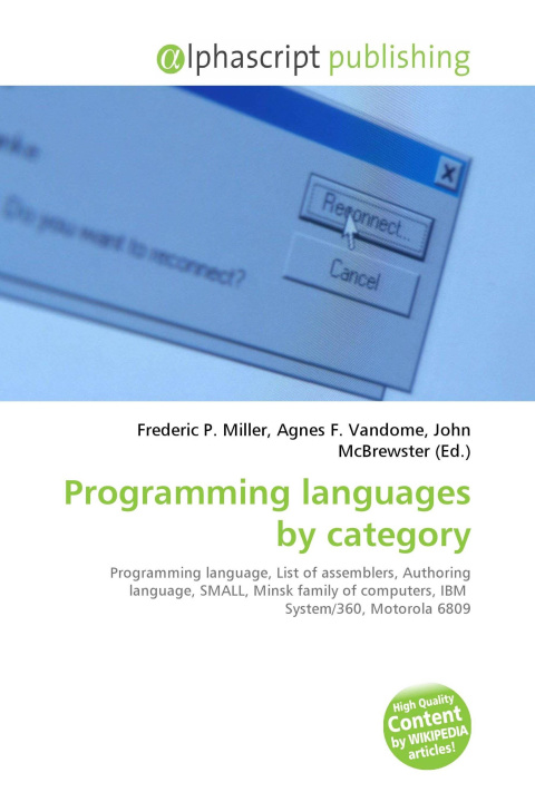 Könyv Programming languages by category Agnes F. Vandome