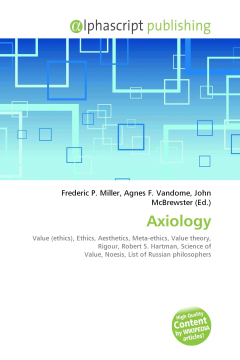 Buch Axiology Agnes F. Vandome