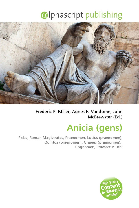 Kniha Anicia (gens) Agnes F. Vandome