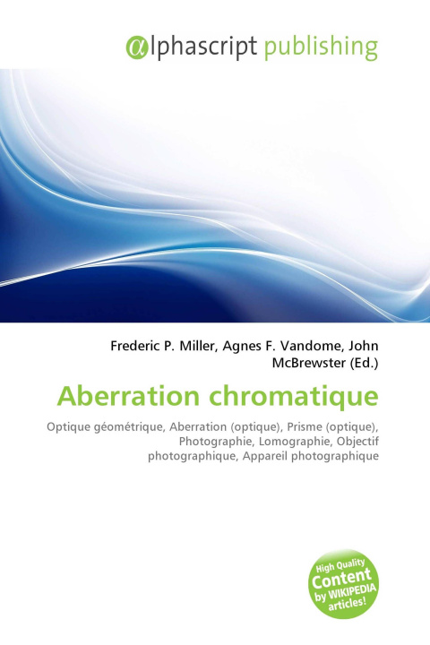 Knjiga Aberration chromatique Agnes F. Vandome