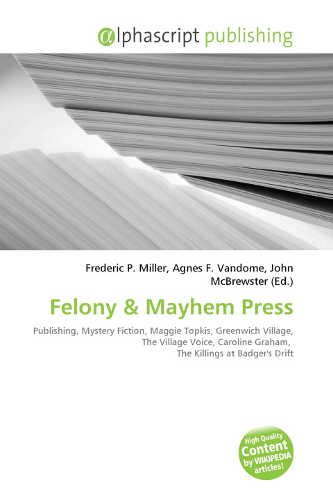 Kniha Felony Agnes F. Vandome