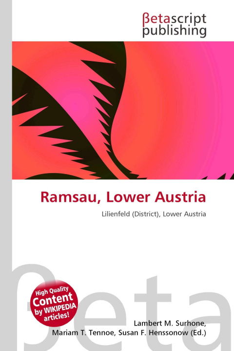 Kniha Ramsau, Lower Austria Mariam T. Tennoe