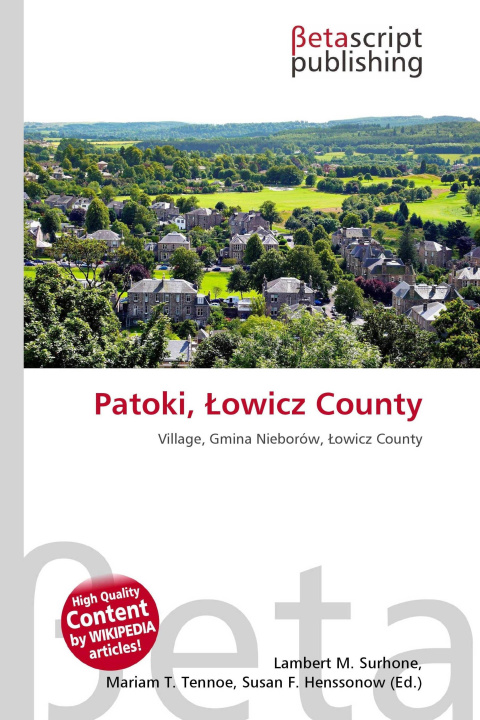 Kniha Patoki, ¿owicz County Mariam T. Tennoe