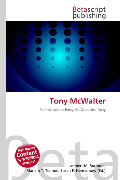 Kniha Tony McWalter Mariam T. Tennoe