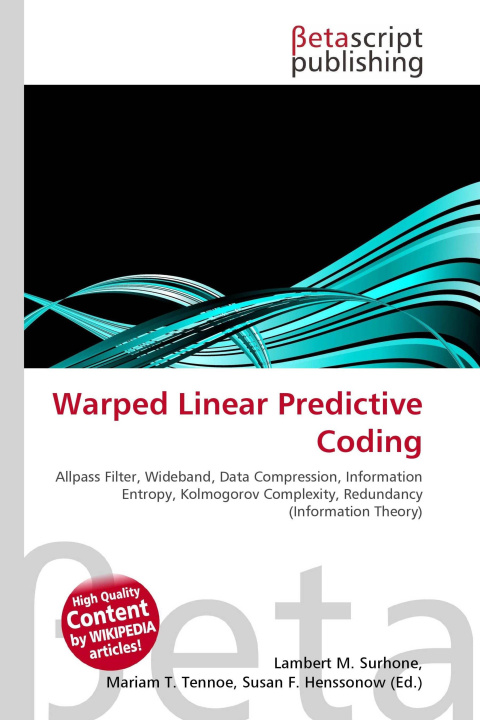 Könyv Warped Linear Predictive Coding Mariam T. Tennoe