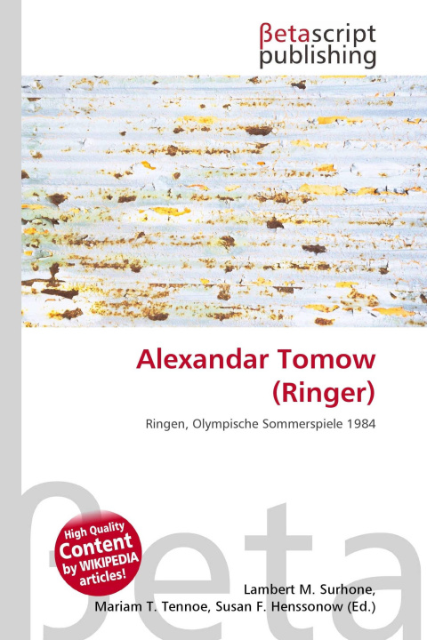 Kniha Alexandar Tomow (Ringer) Mariam T. Tennoe