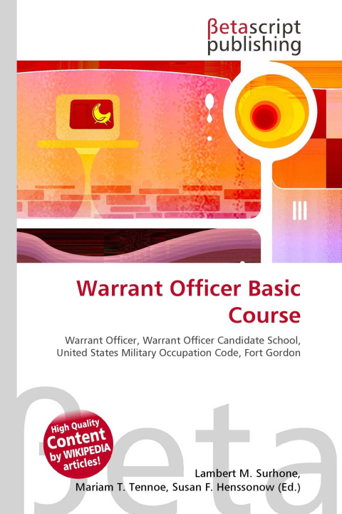 Kniha Warrant Officer Basic Course Mariam T. Tennoe