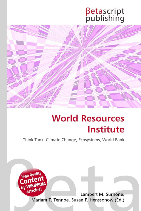Kniha World Resources Institute Mariam T. Tennoe