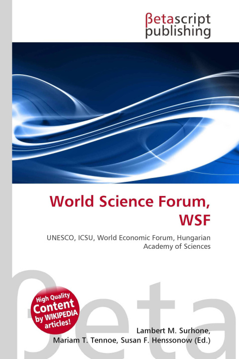 Könyv World Science Forum, WSF Mariam T. Tennoe