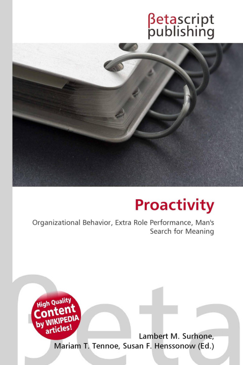 Knjiga Proactivity Mariam T. Tennoe