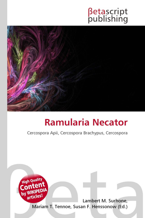 Kniha Ramularia Necator Mariam T. Tennoe