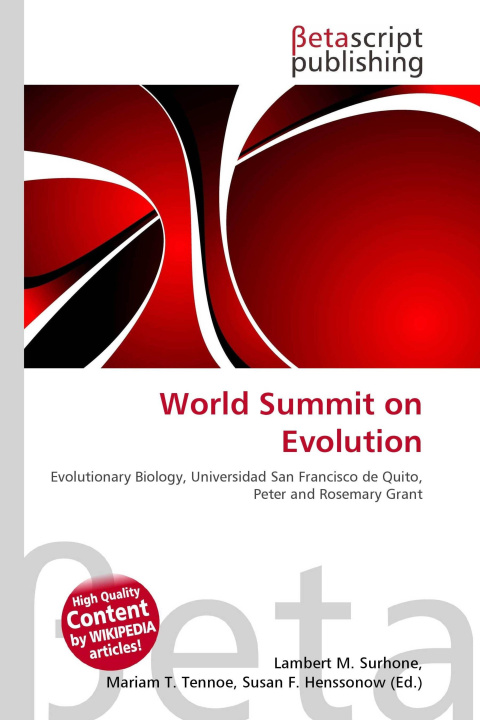 Kniha World Summit on Evolution Mariam T. Tennoe