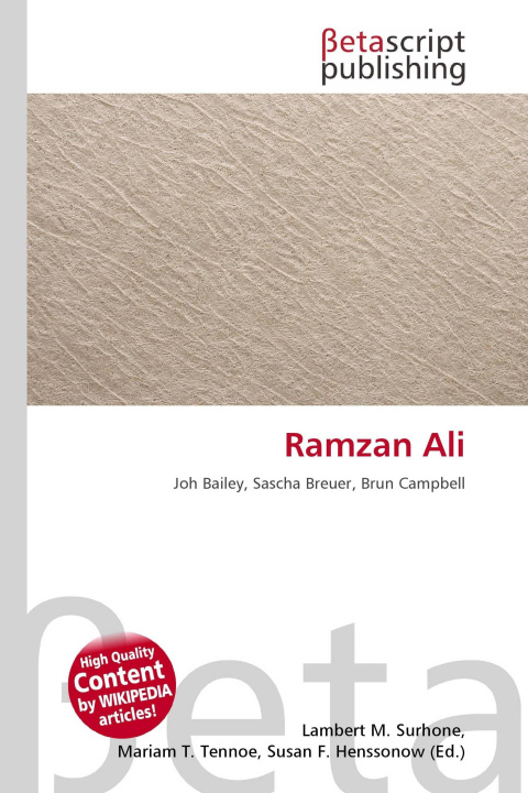 Knjiga Ramzan Ali Mariam T. Tennoe