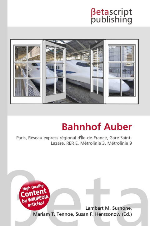 Kniha Bahnhof Auber Mariam T. Tennoe