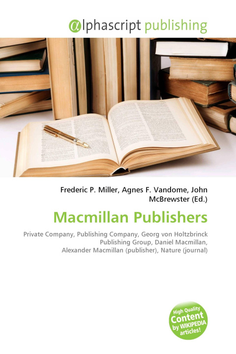Kniha Macmillan Publishers Agnes F. Vandome
