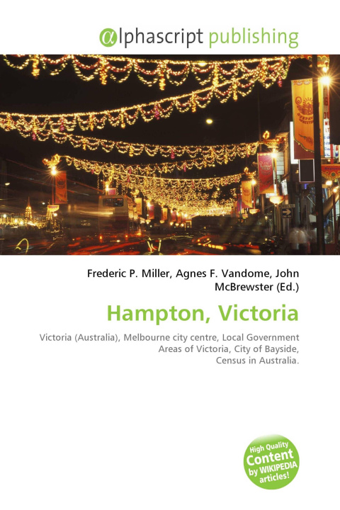 Kniha Hampton, Victoria Agnes F. Vandome