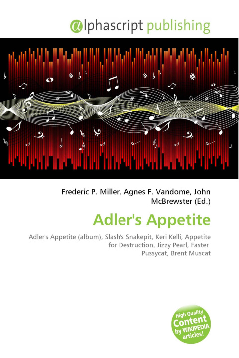 Knjiga Adler's Appetite Agnes F. Vandome