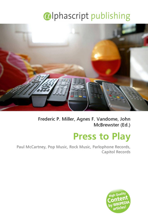 Könyv Press to Play Agnes F. Vandome