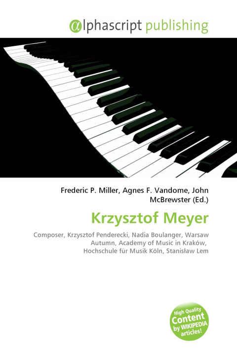 Kniha Krzysztof Meyer Agnes F. Vandome