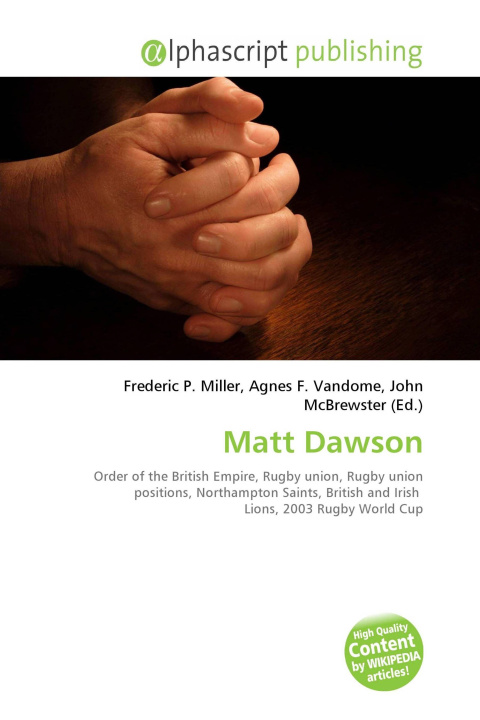 Kniha Matt Dawson Agnes F. Vandome