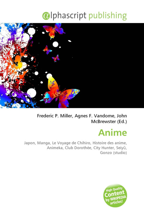 Kniha Anime Agnes F. Vandome