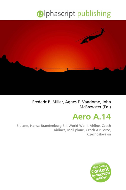 Könyv Aero A.14 Agnes F. Vandome