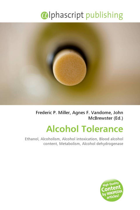 Kniha Alcohol Tolerance Agnes F. Vandome